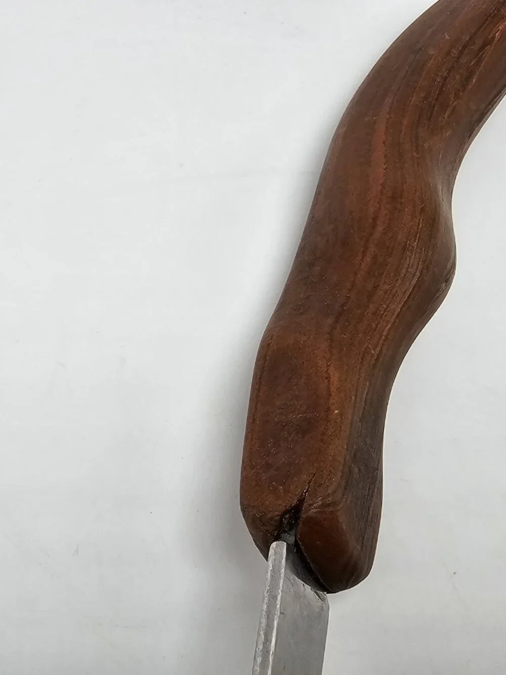Vintage Cutco No. 12 Serving Spoon Brown Swirl Handle Made in USA Mid Century